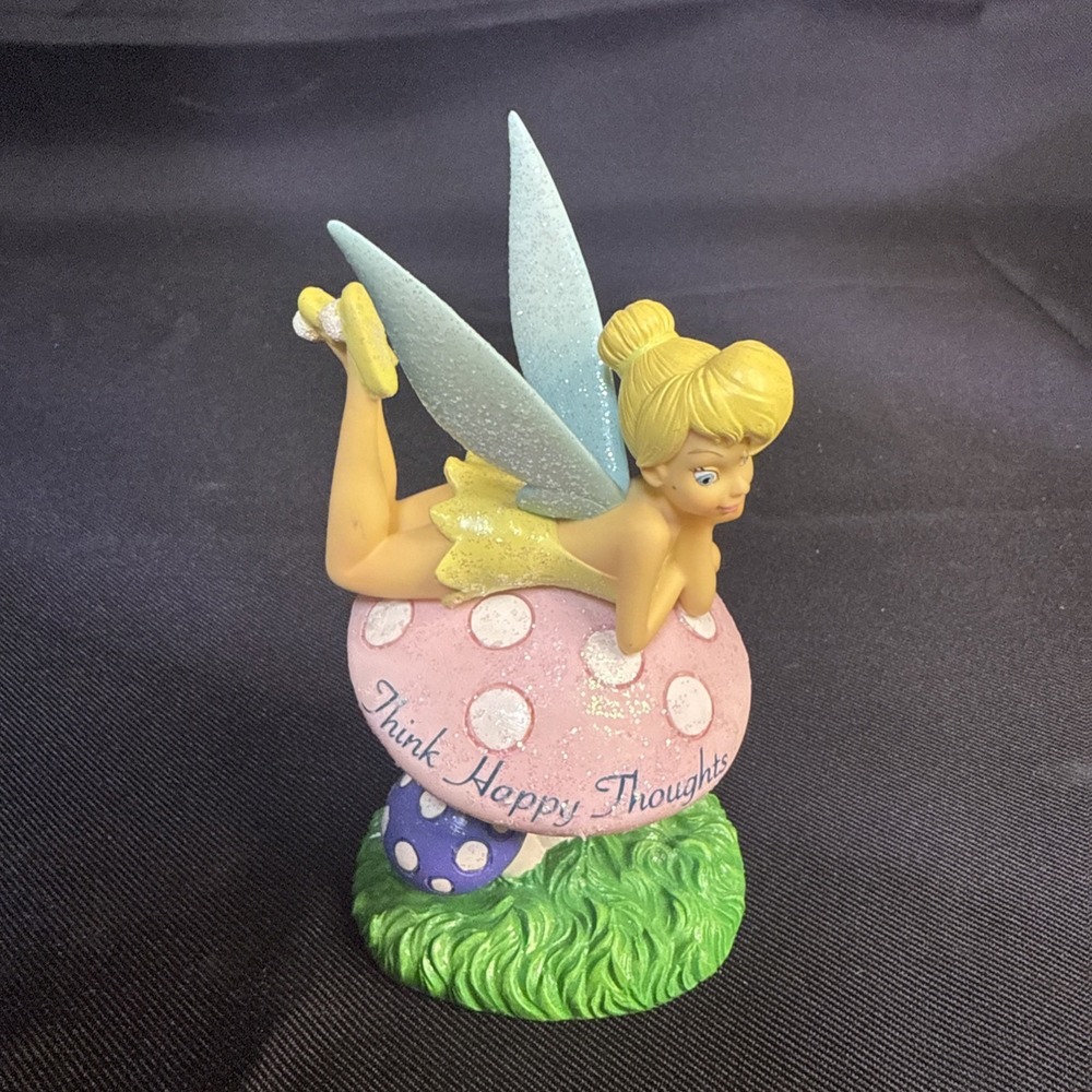 Disney TinkerBell Hamilton Collection Think Happy Thoughts Figurine 09-01818-001